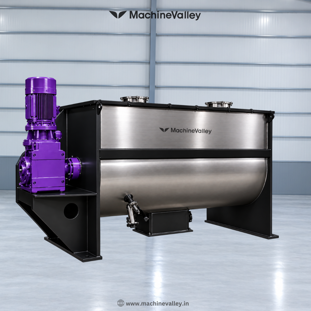 Ribbon Blender Mixer Machine